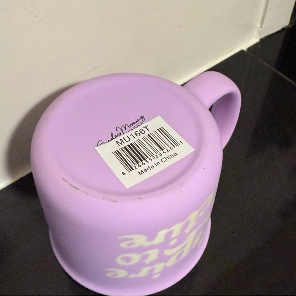Lavender "Aspire to Retire" Ceramic Mug - Picture 3 of 3